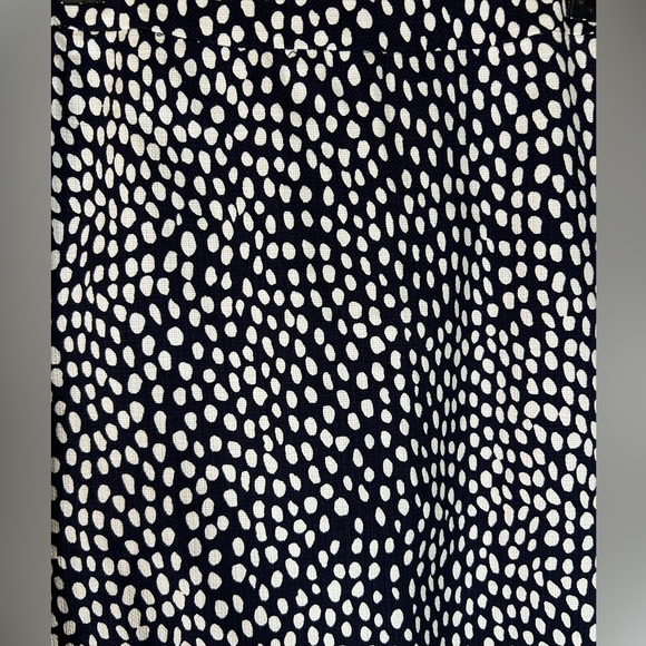 J. Crew Women’s Navy White Modern Polka Dot Pencil Skirt 100% Cotton Size 0 NWT - Picture 5 of 12
